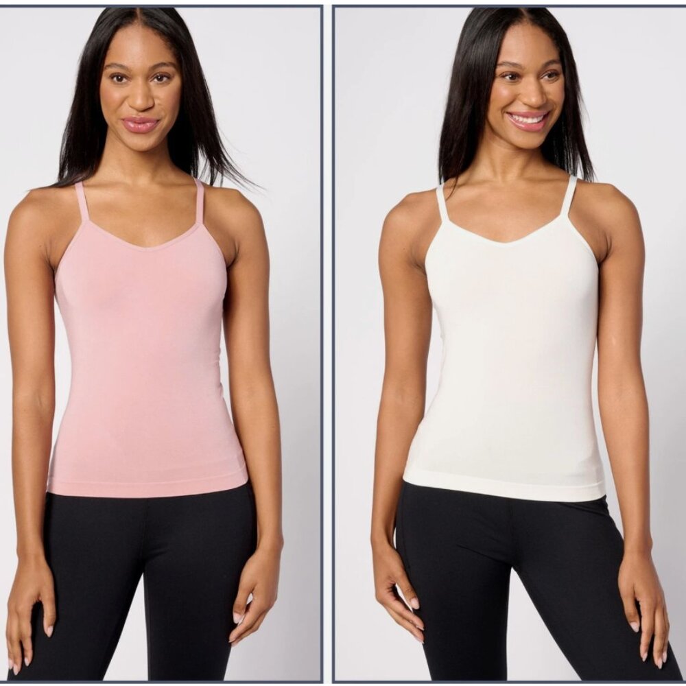 Cuddl Duds Intimates Modal Seamless Set/2 Comfort Cami - Size XL